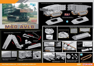Dragon 3591 M60 AVLB Pont de lancement pour véhicule blindé 1/35