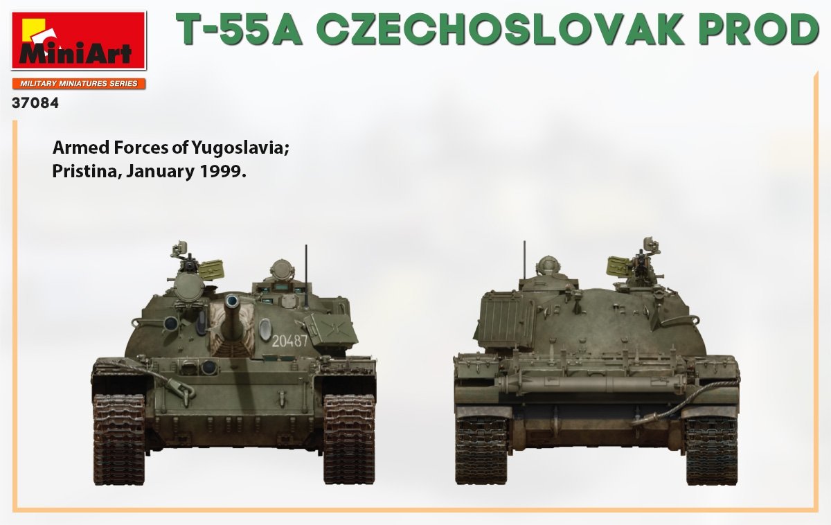 Miniart 37084 T-55A PRODUCTION TCHÉCOSLOVAQUE 1/35  – image 7