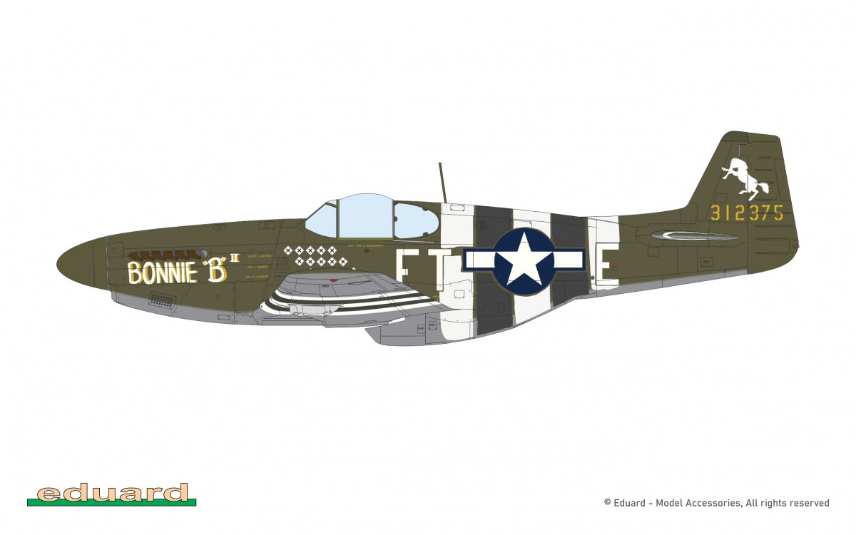 Eduard 82108 P-51B/C Mustang avec aileron dorsal 1/48 – imagen 7