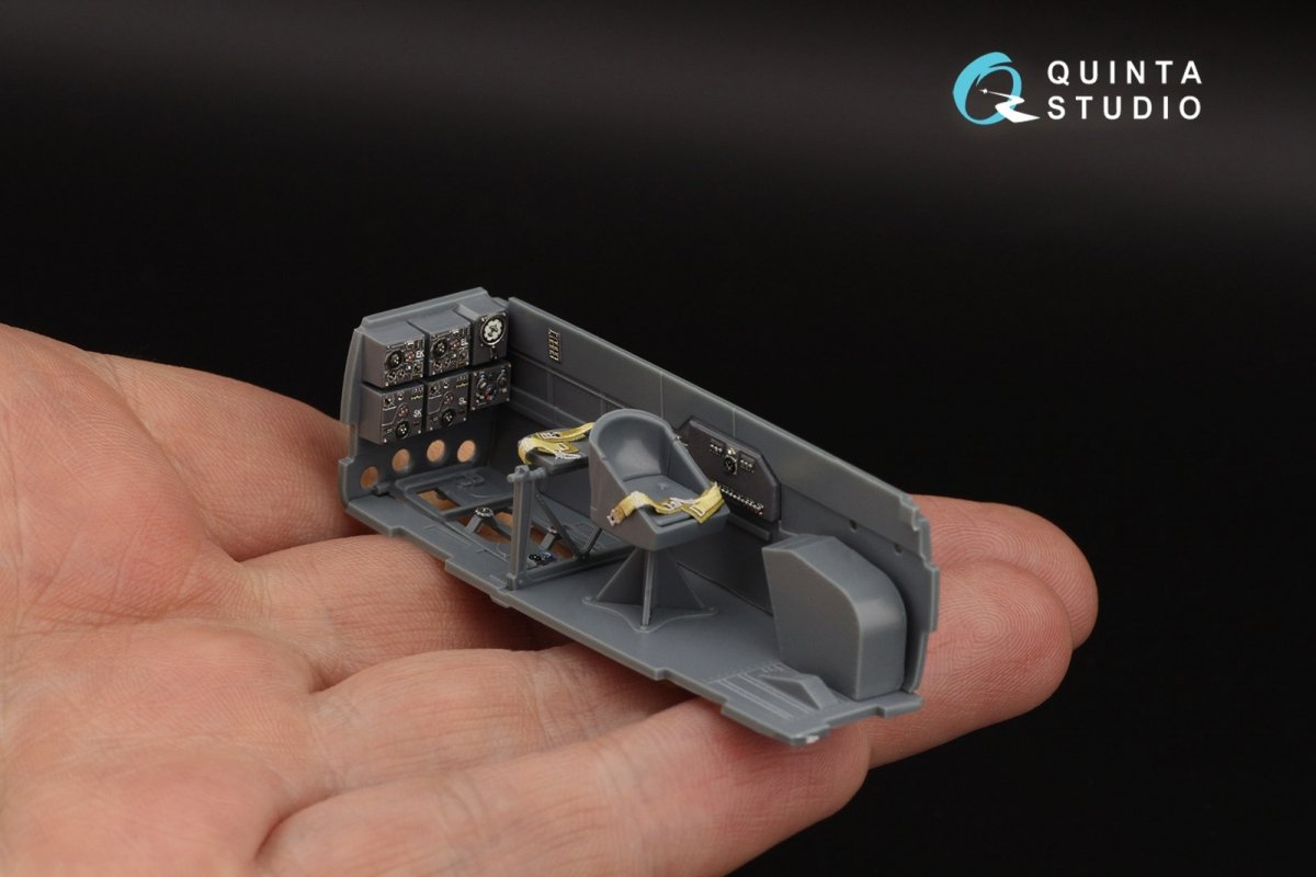 Intérieur imprimé en 3D et coloré sur papier décalcomanie Quinta Studio QD48311 Bf 110C/D (Eduard) 1/48 – Bild 8