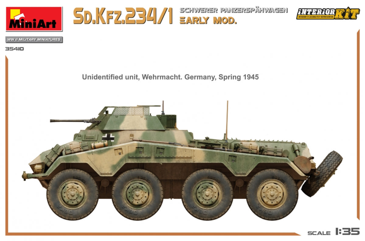 MiniArt 35410 Sd.Kfz.234/1 Schwerer Panzerspahwagen. PREMIER MOD. KIT INTÉRIEUR 1/35 – image 18