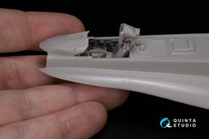 Intérieur imprimé en 3D et coloré sur papier décalcomanie Quinta Studio QD48302 F/A-18C (Hasegawa) au 1/48 – image 11