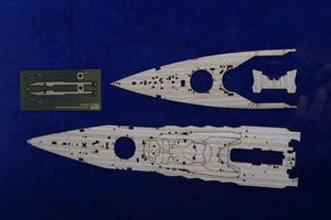 MK1 Design MD-70004 Pont en bois Nagato pour Aoshima 1/700