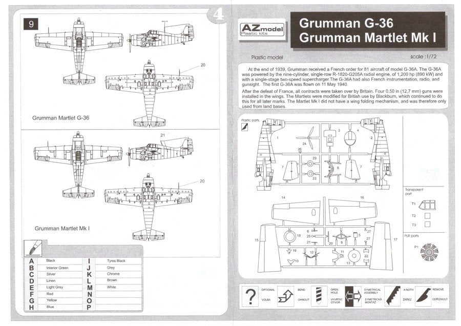 AZ Modèle AZ7322 Grumman G-36A (1/72) – image 3