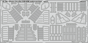 Eduard 48796 Train d&amp;#39;atterrissage Gloster Javelin FAW.9/9R AIRFIX 1/48