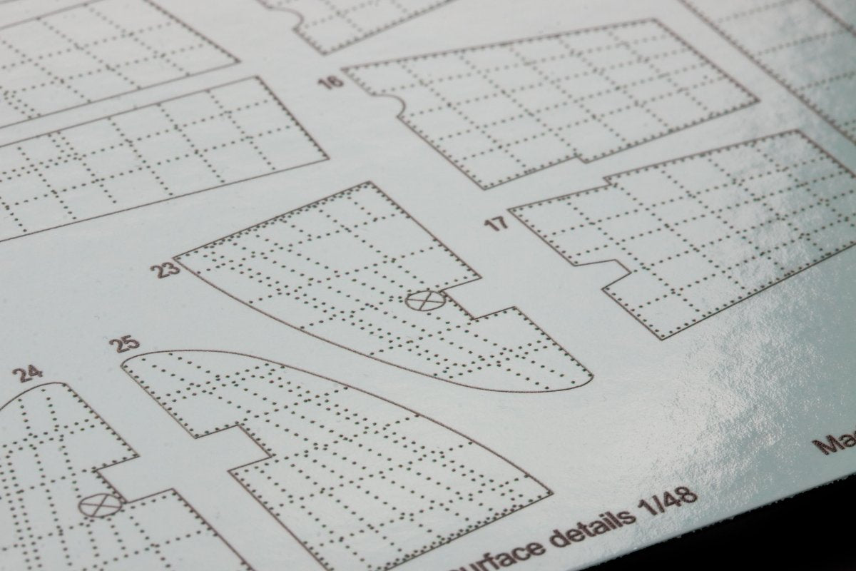 Eduard ER48003 P-38J rivets en relief et détails de surface TAMIYA 1/48 – image 5