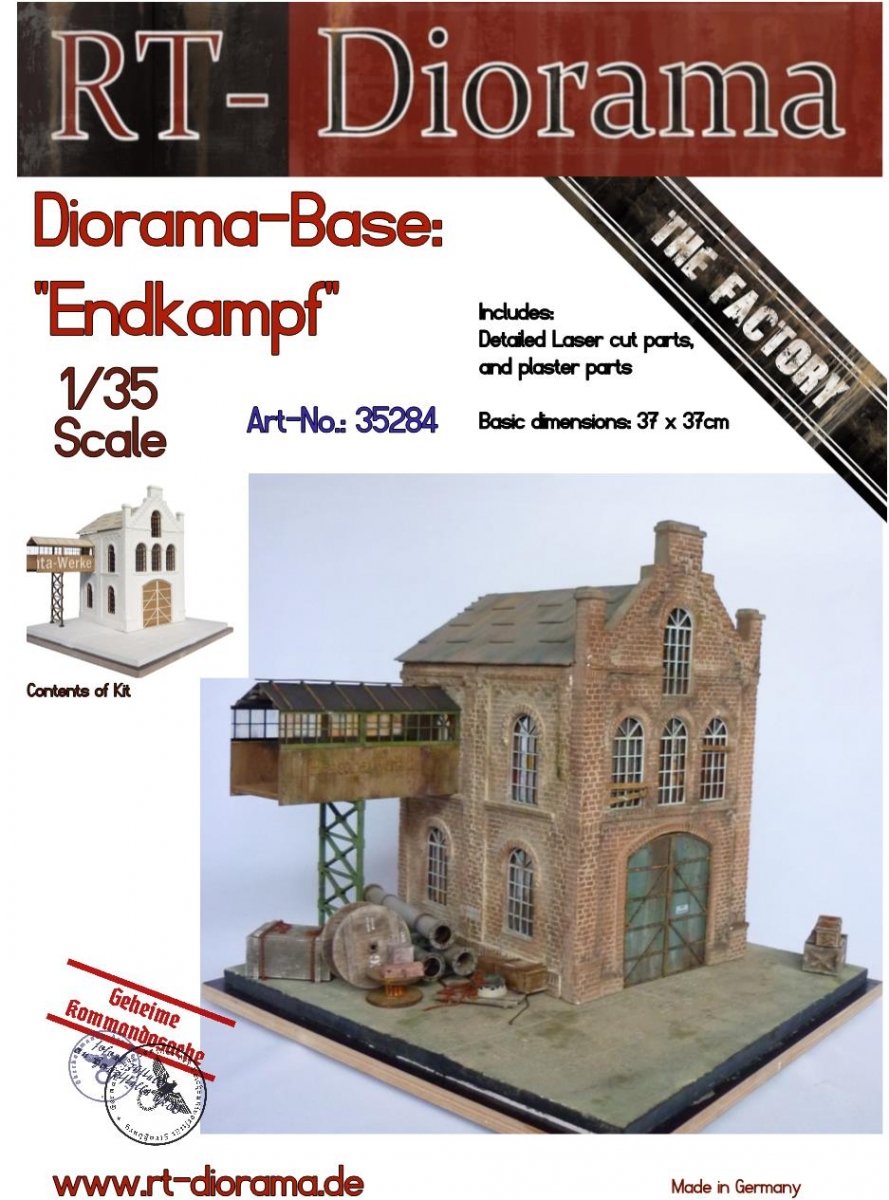 RT-Diorama 35284 Diorama-Base : "Endkampf" 1/35