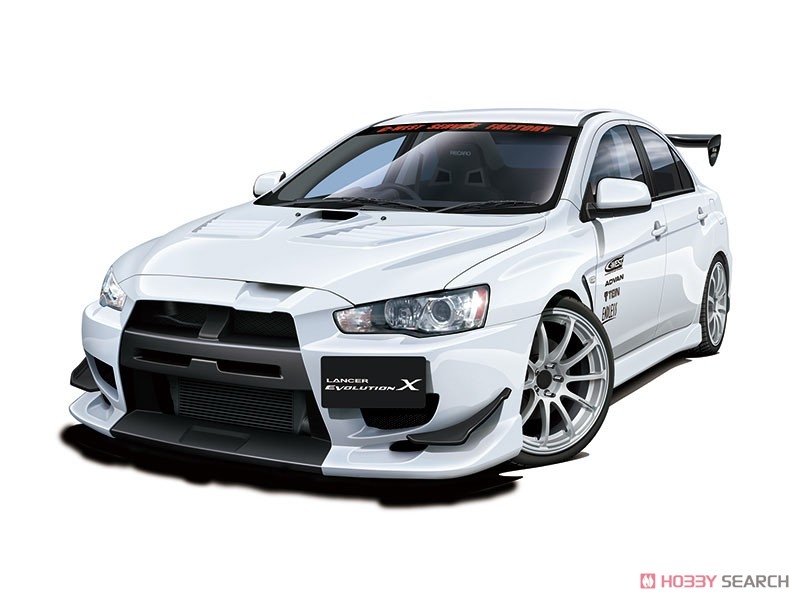 Aoshima 05897 Mitsubishi Lancer Evo &amp;#39;07 1/24  – immagine 6
