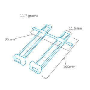 Lot de 2 petites pinces multi-usages Modelcraft PCL8710-2 (40 mm). – Bild 2