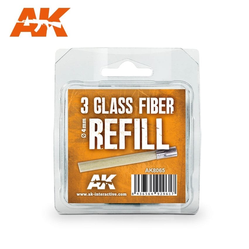 AK Interactive AK8065 3 RECHARGE EN FIBRE DE VERRE