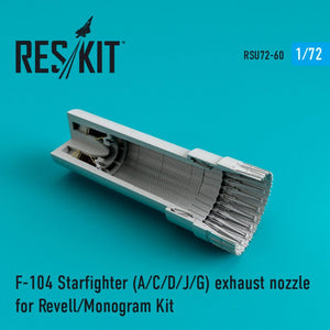 RESKIT RSU72-0060 Tuyère d&amp;#39;échappement F-104 A/C/D/J/G Starfighter pour Revell, Monogram 1/72