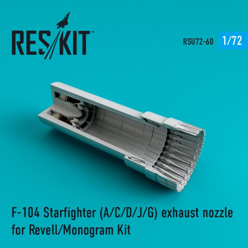 RESKIT RSU72-0060 Tuyère d&amp;#39;échappement F-104 A/C/D/J/G Starfighter pour Revell, Monogram 1/72