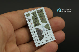 Intérieur imprimé en 3D et coloré sur papier décalcomanie pour la famille Hawker Hurricane (Airfix) - Quinta Studio QD48287 - Échelle 1/48 – image 4