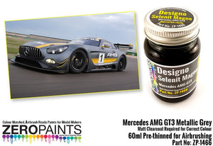 Peinture Zero Paints ZP-1466 Mercedes AMG GT3 Gris métallisé (mat) 60 ml
