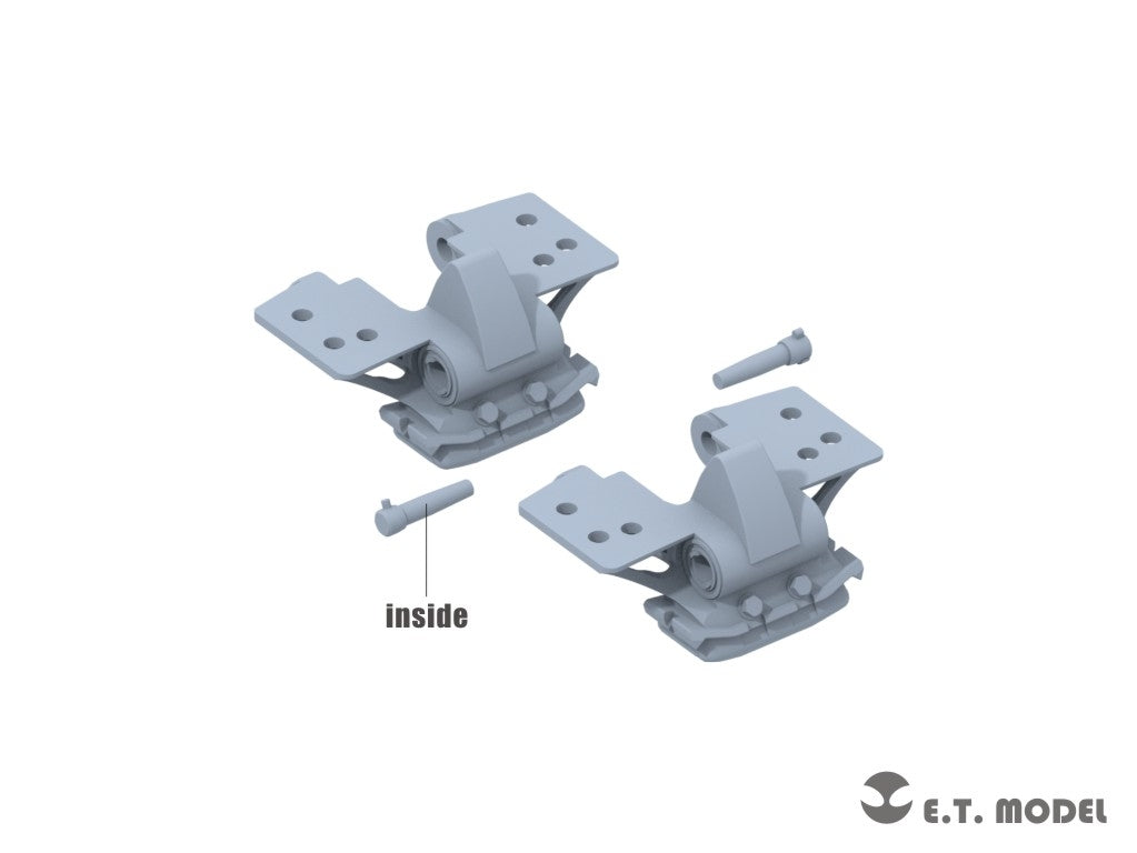 Maquette ET Model P35-405 Chenilles et barbotins pour Sd.kfz.251/Sd.kfz.11 allemands de la Seconde Guerre mondiale (impression 3D, échelle 1/35) – immagine 3
