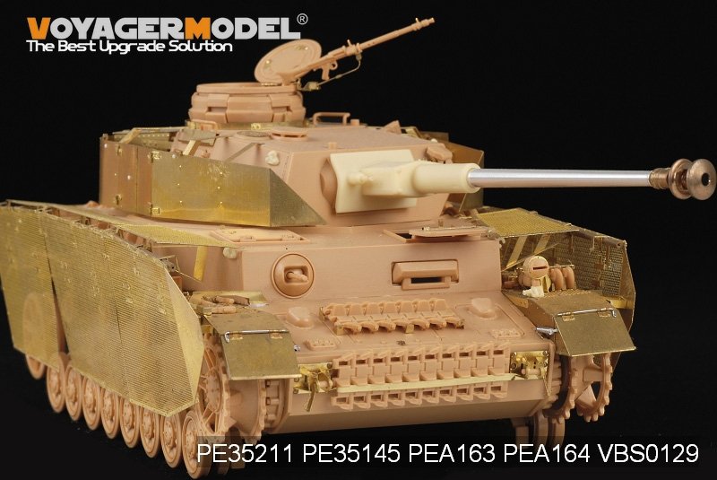Voyager modèle PEA164 Panzer.IV allemand de la Seconde Guerre mondiale Ausf.J &amp;quot;Thoma Shields&amp;quot; grillage schürzen (pour tous) 1/35 – immagine 9