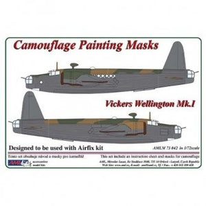 AML M73042 Vickers Wellington Mk.I - Masques de peinture de camouflage 1/72