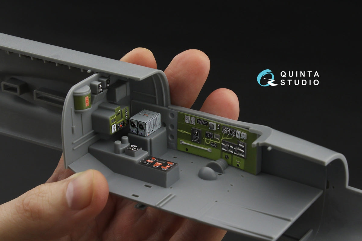 Intérieur imprimé en 3D et coloré sur papier décalcomanie Quinta Studio QD+32250 A-26C Invader (Hobby Boss) (avec pièces en résine imprimées en 3D) 1/32  – image 12