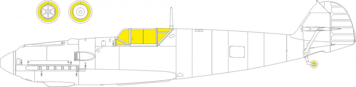 Eduard EX1141 Bf 109E-4/7 TFace TAMIYA 1/48