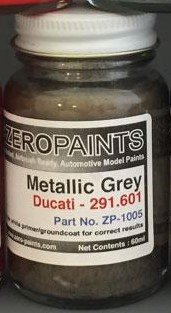 Peinture Zero Paints ZP-1005-03 Ducati Paints 60ml Gris métallisé 291.601