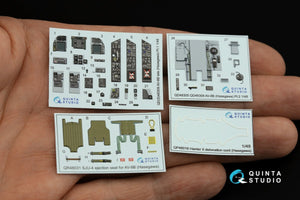 Intérieur imprimé en 3D et coloré sur papier décalcomanie Quinta Studio QD48309 AV-8B Late (Hasegawa) 1/48 – Bild 2