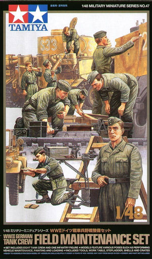 Tamiya 32547 Maintenance de terrain de l&amp;#39;équipe de chars (1/48)