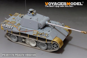 Maquette Voyager PE351174 Panther A allemand de la Seconde Guerre mondiale, version de base (pour MENG TS-046), échelle 1/35 – image 11