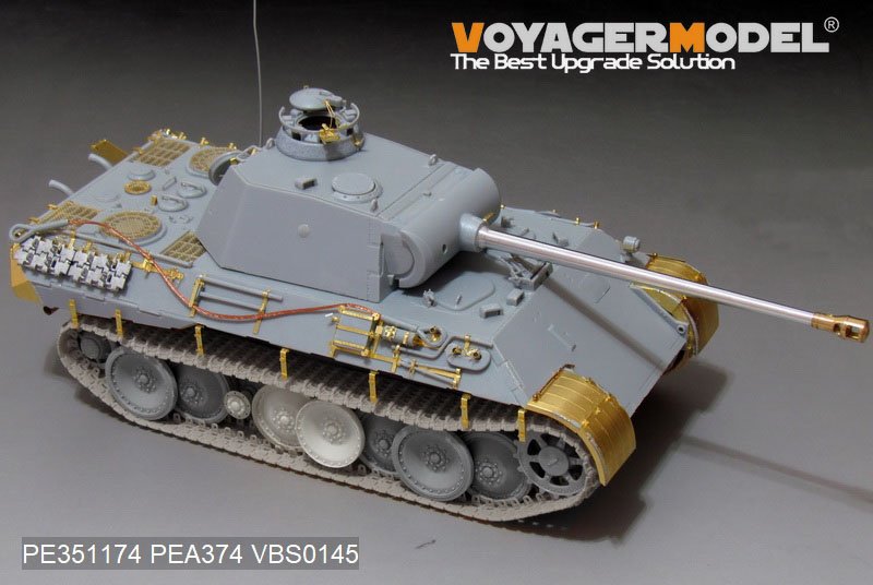 Maquette Voyager PE351174 Panther A allemand de la Seconde Guerre mondiale, version de base (pour MENG TS-046), échelle 1/35 – image 11