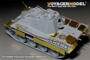 Maquette Voyager PE35998 FlaKPanzer V allemand de la Seconde Guerre mondiale, canon antiaérien FlaKvierling 20 mm MG 151/20, version de base pour TAKOM 2105 au 1/35 – image 8