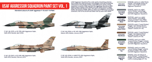Coffret de peinture Hataka HTK-AS29 USAF Aggressor Squadron vol. 1 (8x17ml) – image 2