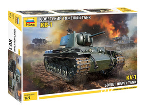 Zvezda 5070 KV-1 Char lourd soviétique Seconde Guerre mondiale 1/72