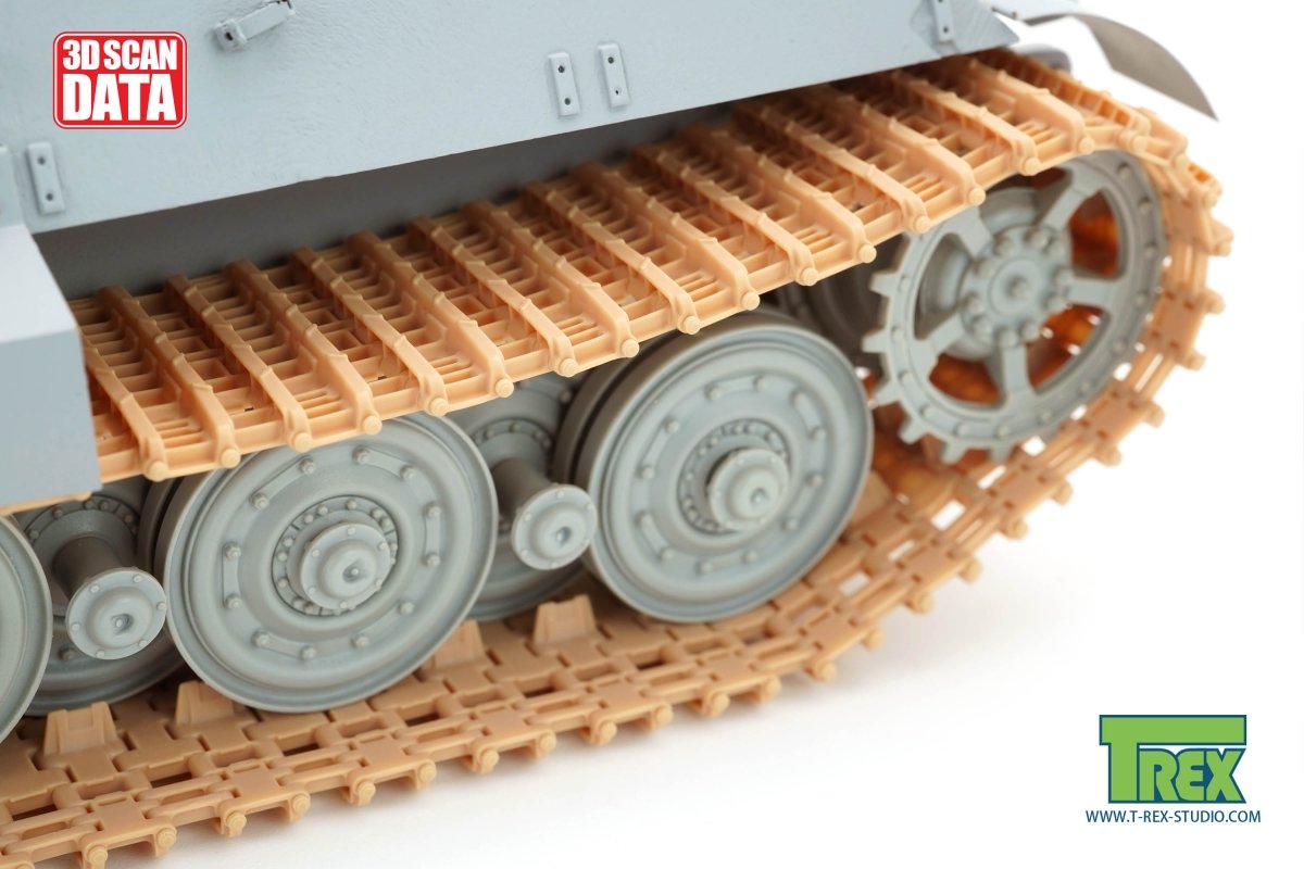 T-Rex Studio TR85051 Chenilles King Tiger, motif initial, échelle 2, 1/35 – imagen 3