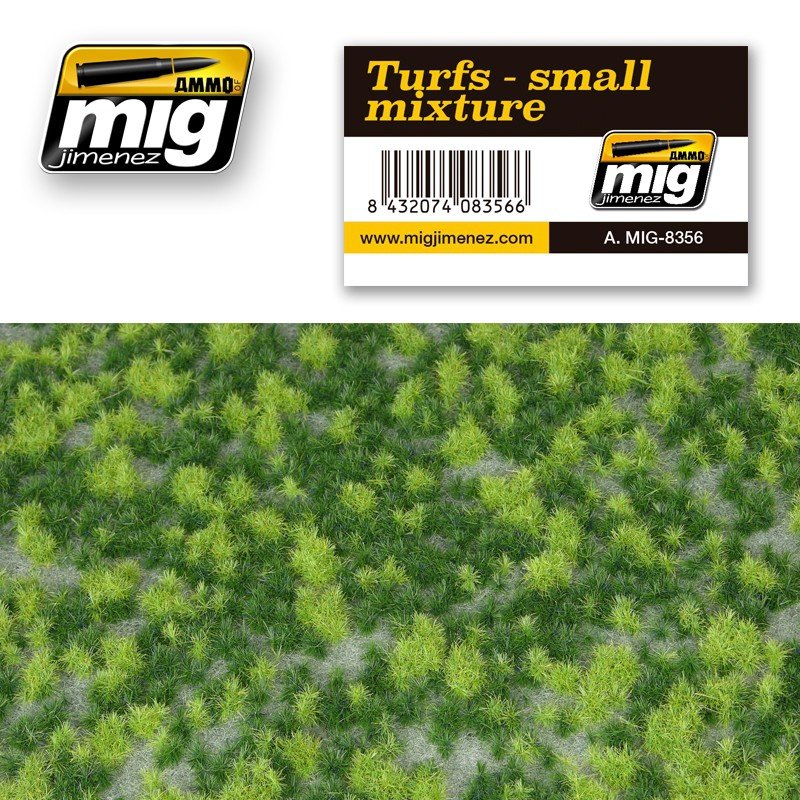 Munitions de Mig Jimenez 8356 TURFS - PETIT MÉLANGE (230x130mm)