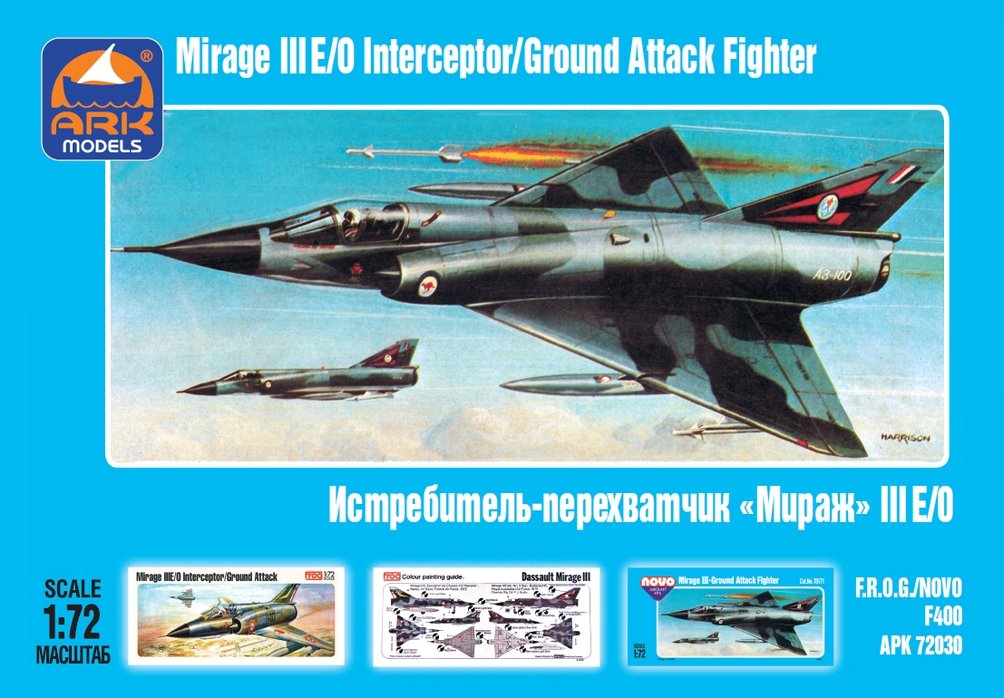 Ark Models 72030 Dassault Mirage IIIE Chasseur intercepteur français (1/72)