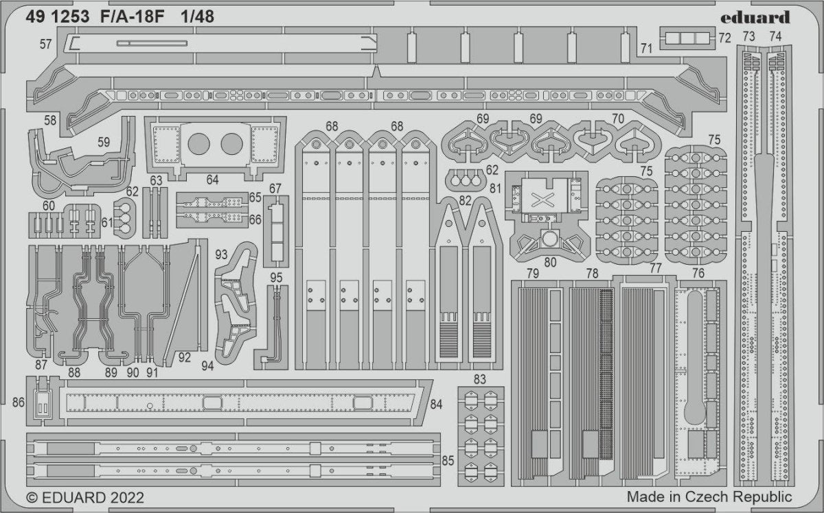 Eduard 491253 F/ A-18F MENG 1/48 – zdjęcie 2