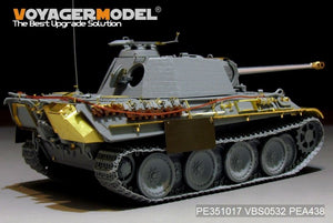 Kit de mise à niveau de base Voyager Model PE351017, Panther G allemand de la Seconde Guerre mondiale (version précoce) (pour TAKOM 2119/2134), échelle 1/35  – image 4