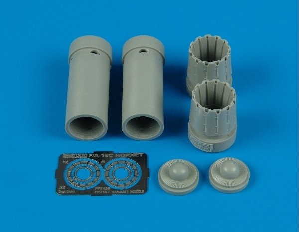 Buses d&amp;#39;échappement Aires 7186 F/A-18C - ouvertes 1/72 HASEGAWA