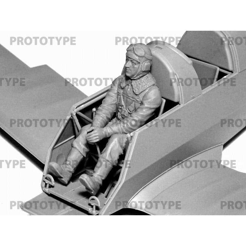 ICM 32111 Pilotes de l&amp;#39;Axe de la Seconde Guerre mondiale dans le cockpit (allemands, italiens, japonais) 1/32 – immagine 3