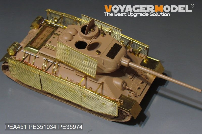 Voyager Model PEA451 WWII Russian T-34/85 &amp;quot;Thoma shields&amp;quot; wire mesh schürzen (GP) 1/35 – zdjęcie 5
