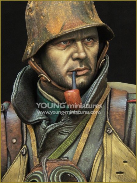 Young Miniatures YM1857 Soldat d&amp;#39;assaut allemand Première Guerre mondiale 1/10 – imagen 8