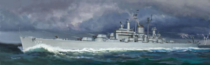 Très Incendie VF350919 USS Salem CA-139 1/350