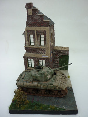 RT-Diorama 35202 Socle de diorama : Ruine de maison en briques 1/35  – immagine 8