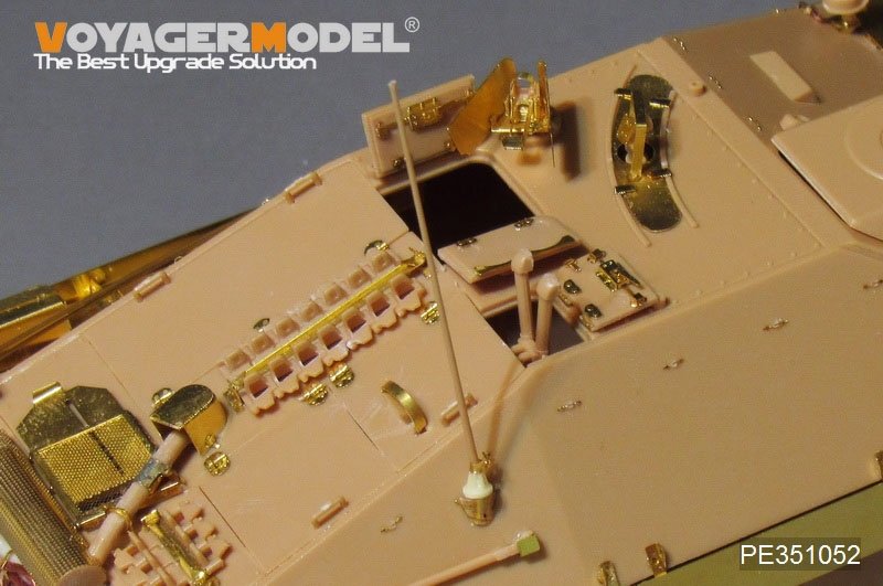 Maquette Voyager PE351052B Chasseur de chars allemand Sd.Kfz.138/2 Hetzer, version initiale (canon inclus), pour ACADMY 13278, échelle 1/35 – imagen 19