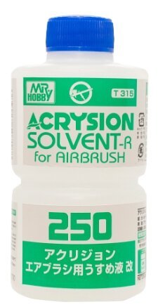 Diluant solvant Gunze Sangyo T-315 Acrysion R pour aérographe (250 ml)