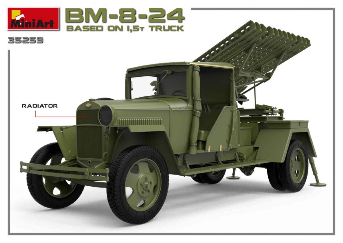 MiniArt 35259 Lance-roquettes soviétique BM-8-24 1/35  – image 14