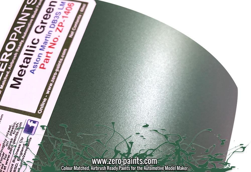 Peinture métallisée vert Aston Martin DBR3S LM Zero Paints ZP-1406, 60 ml – image 3