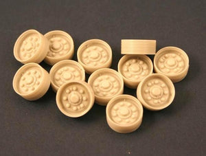 Panzer Art RE35-107 Roues à effet de burn pour M4 Sherman (suspension HVSS) 1/35 – image 2