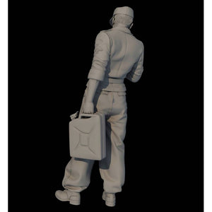 Panzer Art FI35-090 Camion-citerne Waffen-SS transportant un bidon de carburant 1/35 – immagine 2