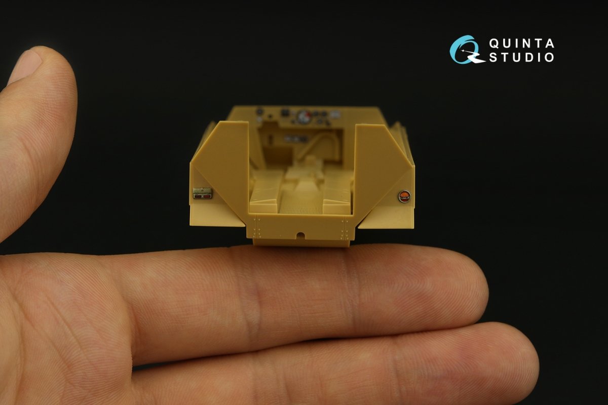 Intérieur imprimé en 3D et coloré sur papier décalcomanie Quinta Studio QD48293 Sd.Kfz 251/1 Ausf.D (Tamiya) 1/48 – image 5