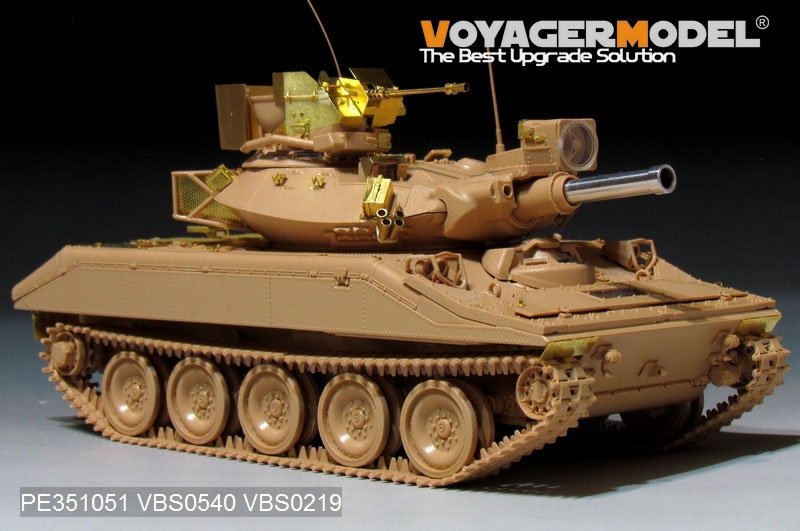 Maquette Voyager PE351051 Char aéroporté américain moderne M551A1 Sheridan pour RFM 5020 1/35 – imagen 7